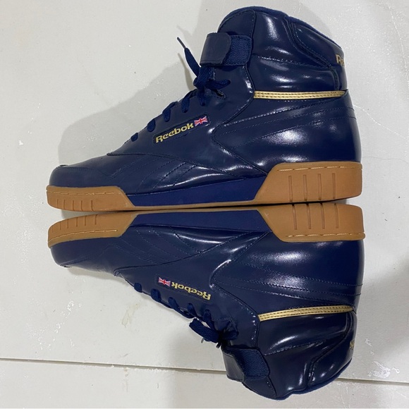 Men’s Reebok Exofit Plus HI SE Retro Blue Shoes 2-J09957 - sz 12 - athletic - Picture 11 of 16